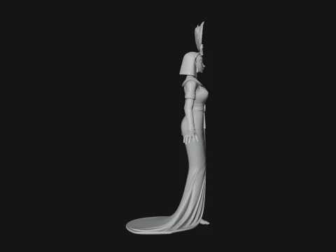Egyptian Queen Statue Design 11 - 3D Print Model 3D Print Model
