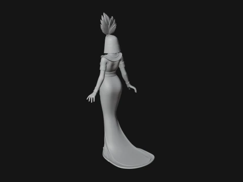 Egyptian Queen Statue Design 11 - 3D Print Model 3D Print Model