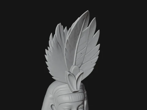Egyptian Queen Statue Design 11 - 3D Print Model 3D Print Model