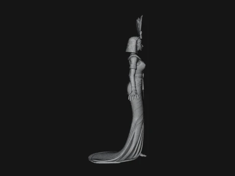 Egyptian Queen Statue Design 11 - 3D Print Model 3D Print Model
