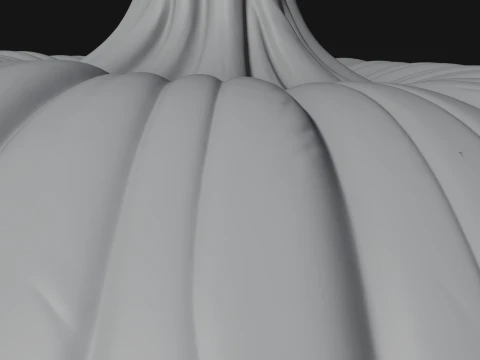 Carved Pumpkin Lantern Statue Design 14 - 3D Print Model 3D Print Model