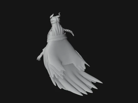 Elven Queen Statue Design 34 - 3D Print Model 3D Print Model