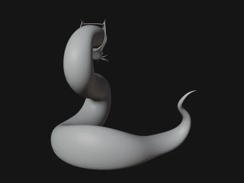 Cobra Snake Statue Design 3 - 3D Print Model 3D Print Model