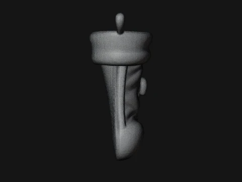 Christmas Stocking Ornament Design 2 - 3D Print Model 3D Print Model