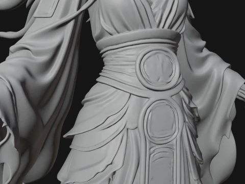 Floating Ghost Statue Design 11 - 3D Print Model 3D Print Model