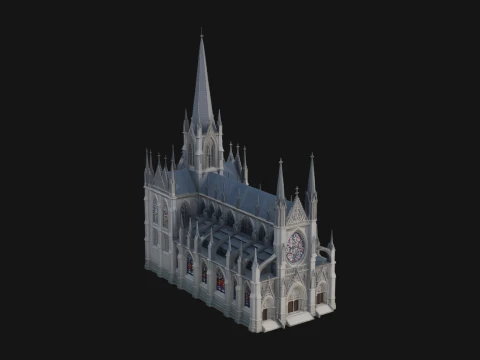 Dise&ntilde;o del modelo de torre de la catedral g&oacute;tica 11 - Modelo de impresi&oacute;n 3D Modelo de impresión 3D