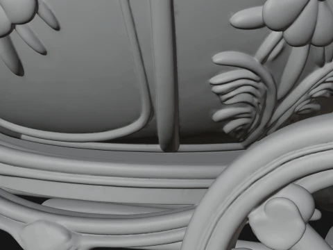 Easter Egg Carriage Model Design 1 - 3D Print Model 3D Print Model