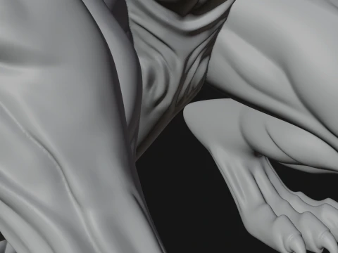 Gothic Gargoyle Statue Design 9 - 3D Print Model 3D Print Model