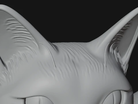 Black Cat Statue Design 3 - 3D Print Model 3D Print Model