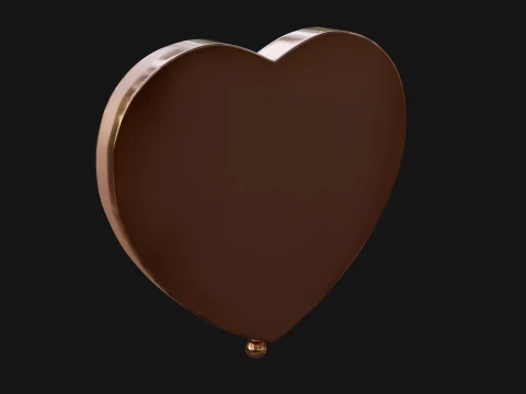 Heart Shaped Wall Clock Model Design 1 - 3D Print Model 3D Print Model
