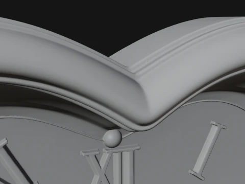 Heart Shaped Wall Clock Model Design 1 - 3D Print Model 3D Print Model