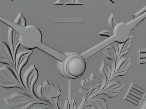 Heart Shaped Wall Clock Model Design 1 - 3D Print Model 3D Print Model
