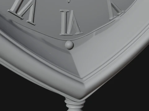 Heart Shaped Wall Clock Model Design 1 - 3D Print Model 3D Print Model