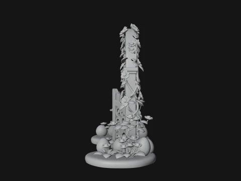 Easter Blossom Garden Gate Design 3 - 3D Print Model 3D Print Model