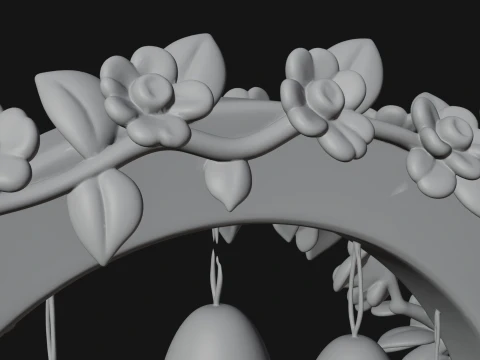 Easter Blossom Garden Gate Design 3 - 3D Print Model 3D Print Model