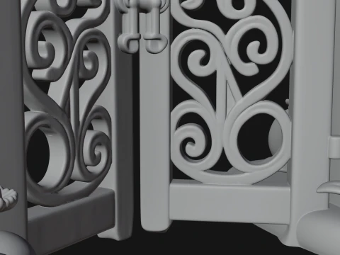 Easter Blossom Garden Gate Design 3 - 3D Print Model 3D Print Model