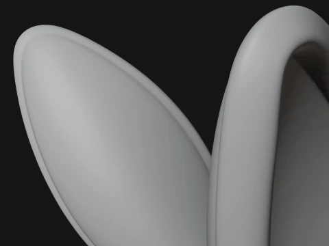 Rabbit Shaped Glass Lantern Model Design 1 - 3D Print Model 3D Print Model