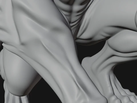 Gothic Gargoyle Statue Design 11 - 3D Print Model 3D Print Model