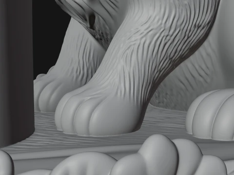 Rabbit Candle Holder Statue Design 2 - 3D Print Model 3D Print Model