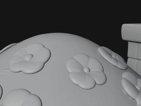 Easter Egg Cottage House Design 1 - 3D Print Model 3D Print Model