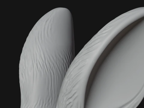 Rabbit Candle Holder Statue Design 4 - 3D Print Model 3D Print Model