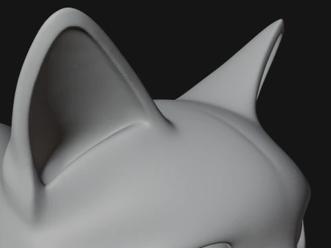 Black Cat Statue Design 4 - 3D Print Model 3D Print Model