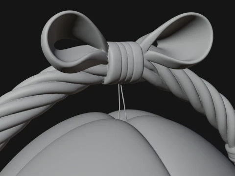 Easter Egg in Basket Ornament Design 7 - 3D Print Model 3D Print Model