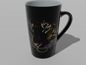 Ceramic mug Model 3D