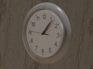 Wall Clock 3D Model