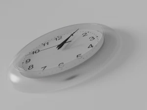Wall Clock 3D Model