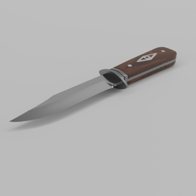 Knife 3D 模型 .c4d .max .obj .3ds .fbx .stl .blend 