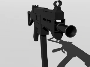 SUBMETRALHADORA UMP-45 Modelo 3D