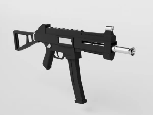 SUBMACHINE-GUN UMP-45 3D Model