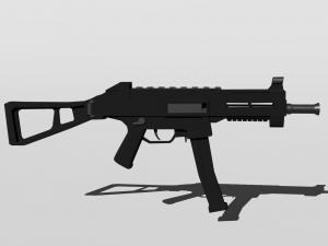 SUBMACHINE-GUN UMP-45 Modello 3D