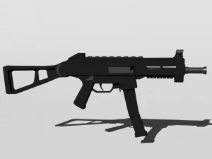 SUBMACHINE-GUN UMP-45 3D Model