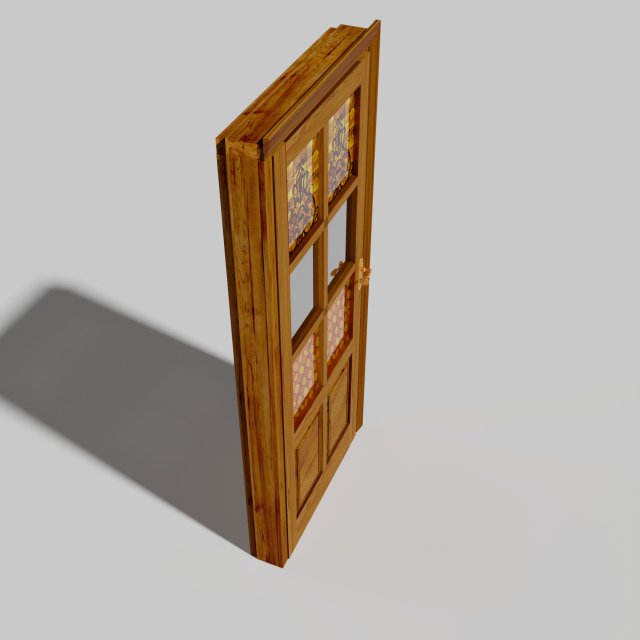 INTERIOR DOOR Modelo 3D .c4d .max .obj .3ds .fbx .stl .blend 