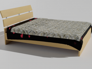Bed 3D मॉडल