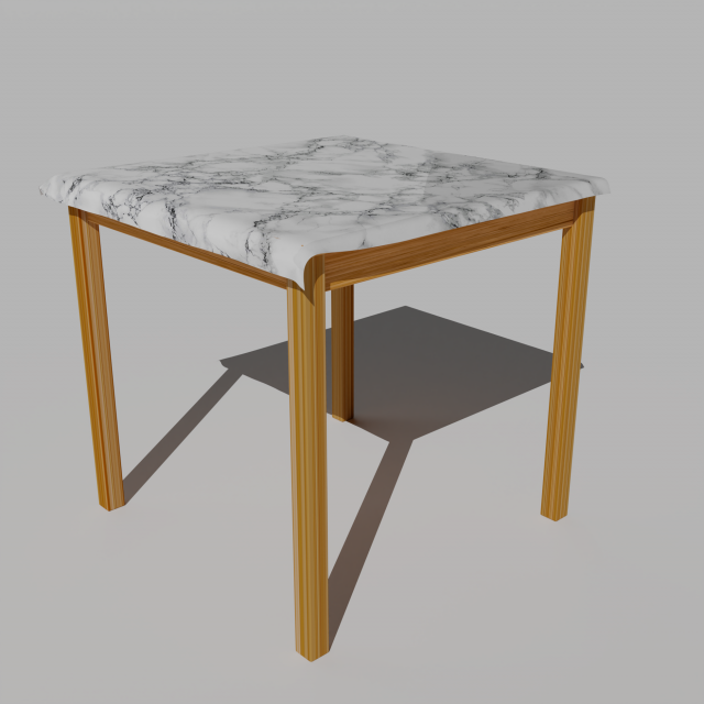 Table Model 3D .c4d .max .obj .3ds .fbx .stl .blend 