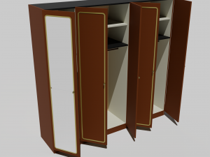 Wardrobe 3D मॉडल