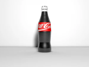 Bottiglia di vetro di Coca-Cola Modello 3D
