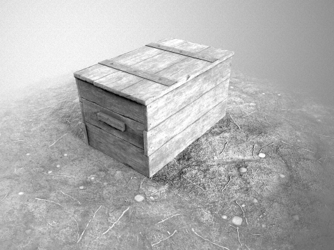 Wooden Chest Crate Low poly 3D Game Ready Low-poly Low-poly 3D Model