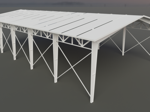 Hangar Free low-poly 3D Model