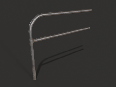 Fence Metal set 3Dモデル