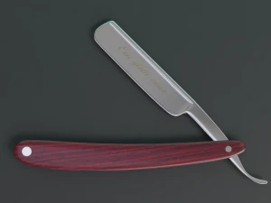 Пряма бритва 3D Модель