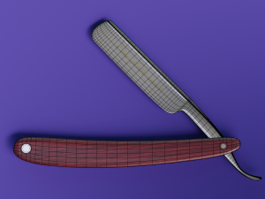 Straight razor 3Dモデル