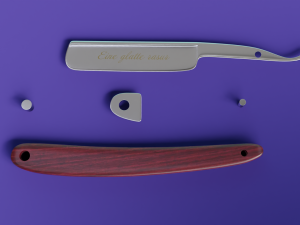 Straight razor 3Dモデル
