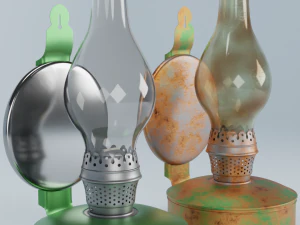 Lampada a cherosene Modello 3D