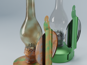 Kerosene lamp 3D Model