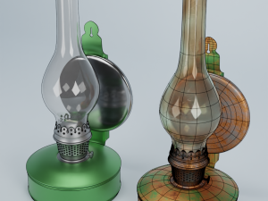 Kerosene lamp 3D Model