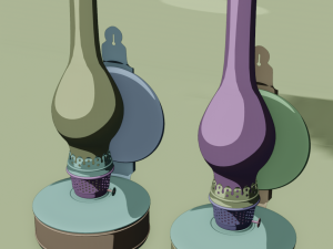 Kerosene lamp 3D Model